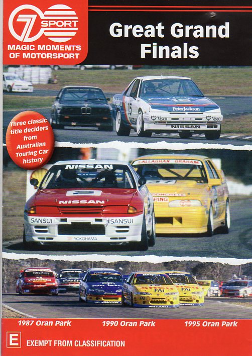 Cat. No. DVDS 1052: GREAT GRAND FINALS ~ ORAN PARK 1987, 1990 & 1995. CHEVRON BHE5536.