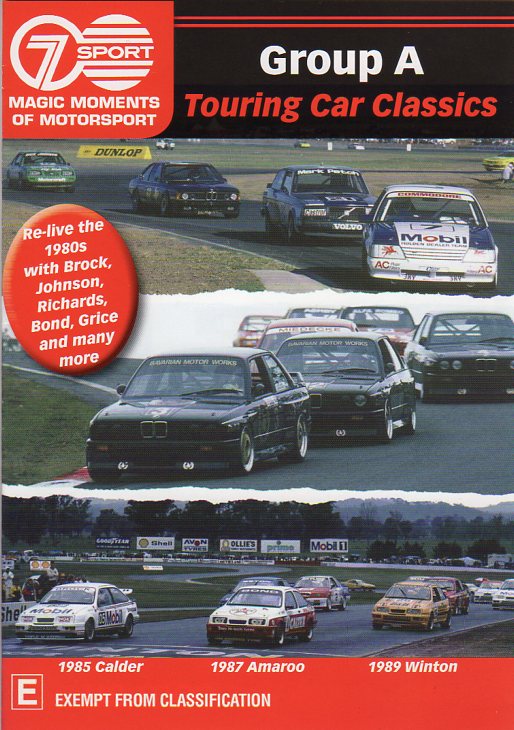 Cat. No. DVDS 1037: GROUP A TOURING CAR CLASSICS. CHEVRON BHE4999.