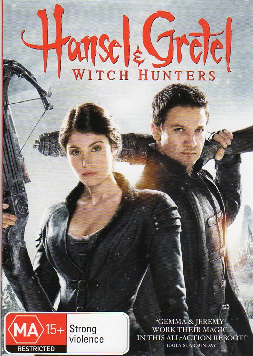 Cat. No. DVDM 1468: HANSEL & GRETEL - WITCH HUNTERS ~ JEREMY RENNER / GEMMA ARTERTON. PARAMOUNT / MGM DWL2142.