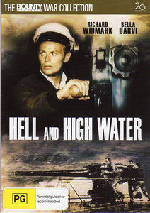 Cat. No. DVDM 1695: HELL AND HIGH WATER ~ RICHARD WIDMARK / BELLA DARVI / CAMERON MITCHELL. 20TH CENTURY FOX / BOUNTY BF225.