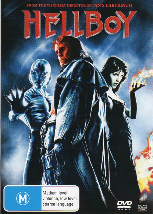 Cat. No. DVDM 1427: HELLBOY ~ RON PERLMAN / SELMA BLAIR / JOHN HURT. UNIVERSAL / SONY DT34856.
