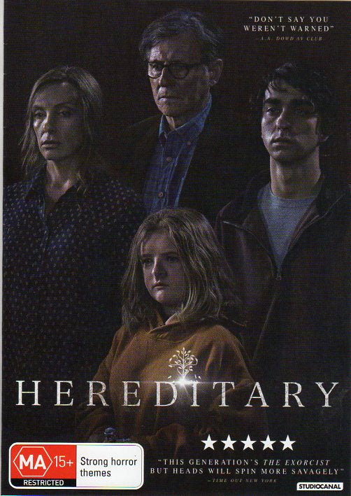 Cat. No. DVDM 1484: HEREDITARY ~ TONI COLLETTE / ALEX WOLFF / MILLY SHAPIRO. UNIVERSAL / SONY DJ9193.