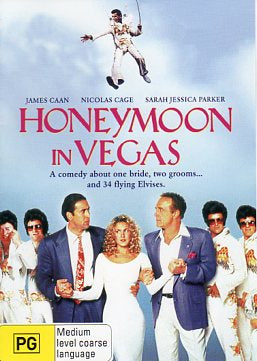 Cat. No. DVDM 1232: HONEYMOON IN VEGAS ~ JAMES CAAN / NICOLAS CAGE / SARAH JESSICA PARKER. MIRAMAX C-107807-9.