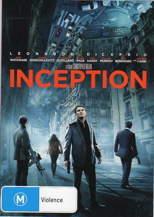 Cat. No. DVDM 1019: INCEPTION ~ LEONARDO DiCAPRIO / KEN WATANABE / TOM BERENGER. WARNER BROS. Y26418.