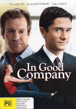 Cat. No. DVDM 1237: IN GOOD COMPANY ~ DENNIS QUAID / SCARLETT JOHANSSON. MIRAMAX C-109980-9.