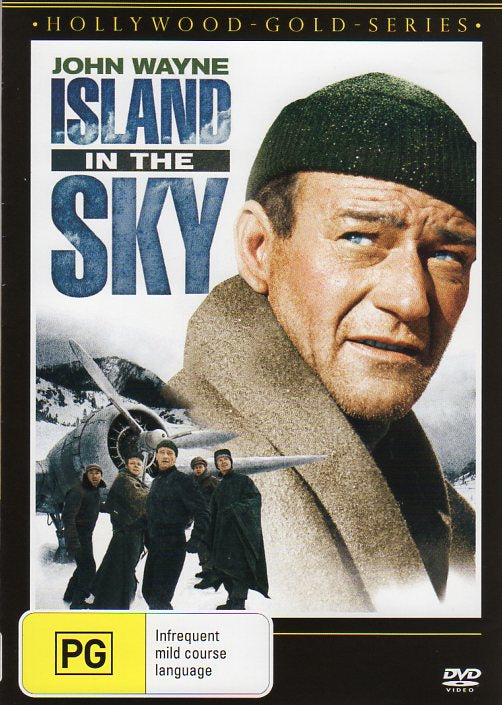 Cat. No. DVDM 1688: ISLAND IN THE SKY ~ JOHN WAYNE / LLOYD NOLAN / JAMES ARNESS / ANDY DEVINE. PARAMOUNT / SHOCK KAL5013.