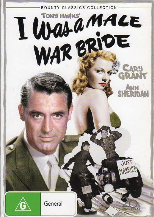 Cat. No. DVDM 1369: I WAS A MALE WAR BRIDE ~ CARY GRANT / ANN SHERIDAN. 20TH CENTURY FOX / BOUNTY BF124.
