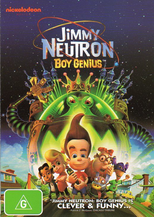 Cat. No. DVDM 1045: JIMMY NEUTRON: BOY GENIUS (ANIMATED) ~ FEAT. VOICES OF PATRICK STEWART / MARTIN SHORT. PARAMOUNT PAR2039.