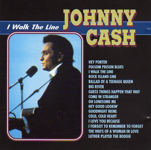 Cat. No. 1163: JOHNNY CASH ~ I WALK THE LINE. WARNER / CASTLE OMCD1165 0630148682.