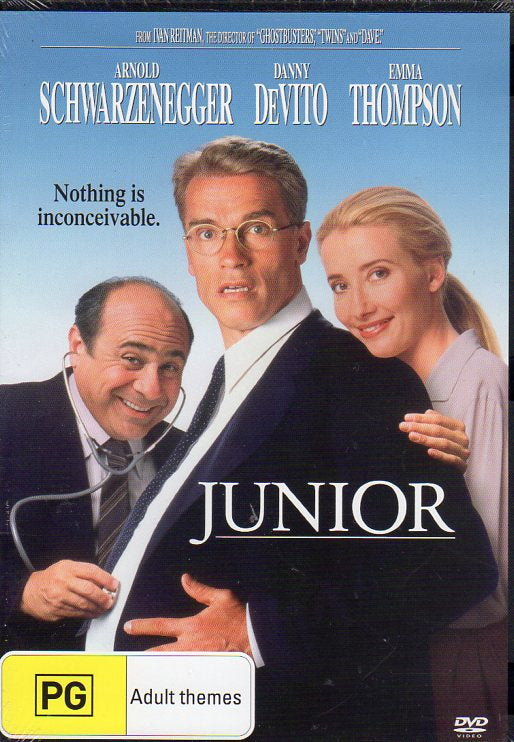 Cat. No. DVDM 1831: JUNIOR ~ ARNOLD SCHWARZENEGGER / DANNY DE VITO / EMMA THOMPSON. UNIVERSAL / SHOCK KAL4594