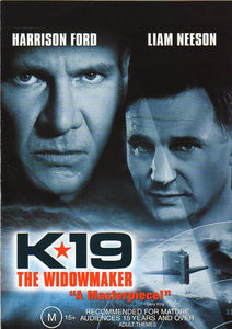Cat. No. DVDM 1013: K*19 - THE WIDOWMAKER ~ HARRISON FORD / LIAM NEESON. PARAMOUNT PAR1007.