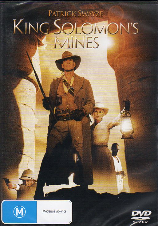 Cat. No. DVDM 1822: KING SOLOMON'S MINES ~ PATRICK SWAYZE / ALISON DOODY. JIGSAW J9443.