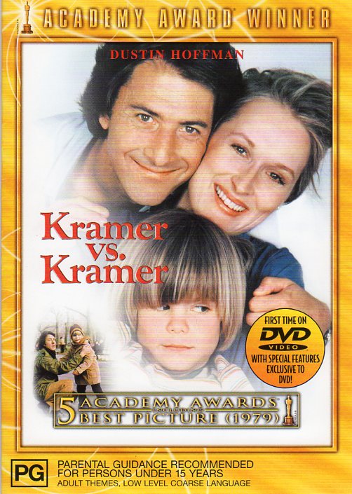 Cat. No. DVDM 1445: KRAMER VS KRAMER ~ DUSTIN HOFFMAN / MERYL STREEP. COLUMBIA / TRI-STAR D10038.