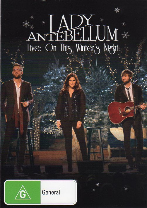 Cat. No. DVD 1423: LADY ANTEBELLUM ~ LIVE - ONE THIS WINTER'S NIGHT. EAGLE VISION / SHOCK KAL3428.