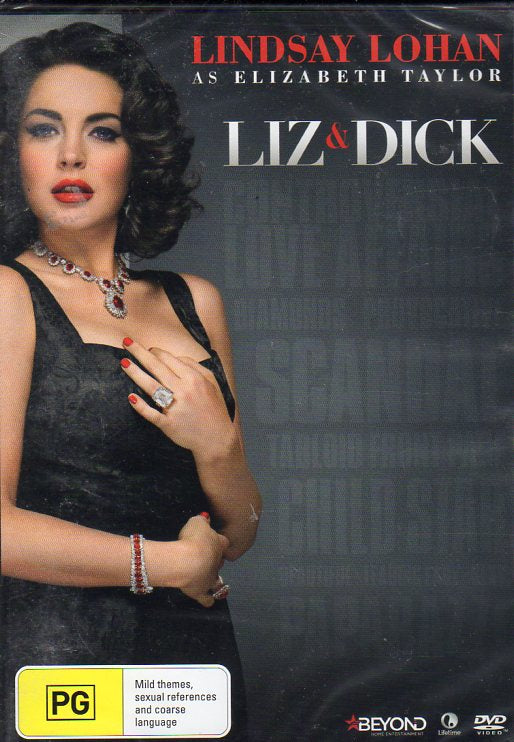Cat. No. DVDM 1780: LIZ & DICK ~ LINDSAY LOHAN / GRANT BOWLER / THERESA RUSSELL / DAVID HUNT. A+E / BEYOND  BHE 7040.