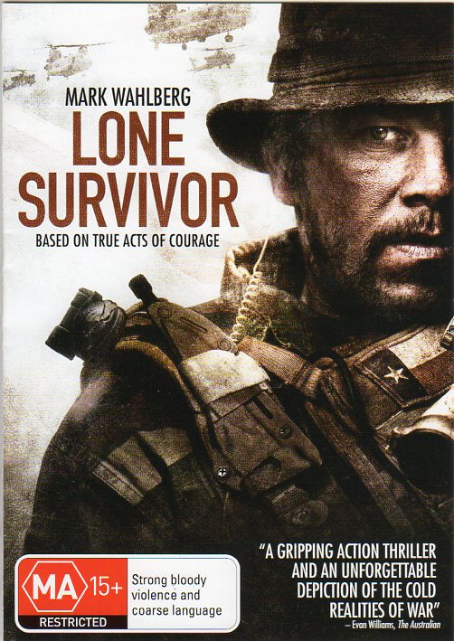 Cat. No. DVDM 1289: LONE SURVIVOR ~ MARK WAHLBERG / TAYLOR KITSCH / ERIC BANA. UNIVERSAL E21820.