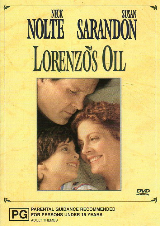 Cat. No. DVDM 1035: LORENZO'S OIL ~ NICK NOLTE / SUSAN SARADON. UNIVERSAL UNI1059.