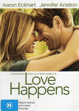 Cat. No. DVDM 1234: LOVE HAPPENS ~ JENNIFER ANISTON / AARON ECKHART / MARTIN SHEEN. MIRAMAX C-114916-9.