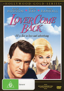 Cat. No. DVDM 1596: LOVER COME BACK ~ ROCK HUDSON / DORIS DAY / TONY RANDALL. UNIVERSAL / SHOCK KAL4506.