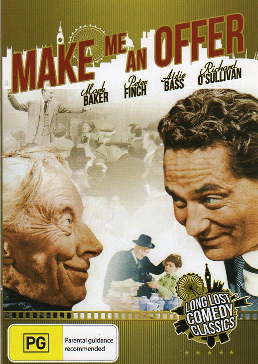 Cat. No. DVDM 1370: MAKE ME AN OFFER ~ PETER FINCH / RICHARD O'SULLIVAN / MARK BAKER / ALDIE BASS. BOUNTY BF317.