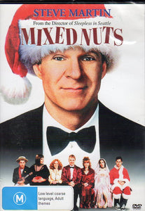 Cat. No. DVDM 1776: MIXED NUTS ~ STEVE MARTIN / MADELINE KAHN / ROBERT KLEIN / ANTHONY LA PAGLIA / ADAM SANDLER. TRI STAR / SHOCK KAL 4420.