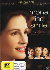 Cat. No. DVDM 1589: MONA LISA SMILE ~ JULIA ROBERTS / KIRSTEN DUNST / JULIA STILES. COLUMBIA / SHOCK KAL4781.