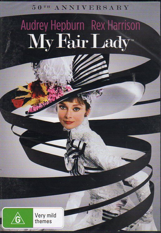 Cat. No. DVD 1447: MY FAIR LADY ~ AUDREY HEPBURN / REX HARRISON / STANLEY HOLLOWAY / GLADYS COOPER. UNIVERSAL / PARAMOUNT D56058.