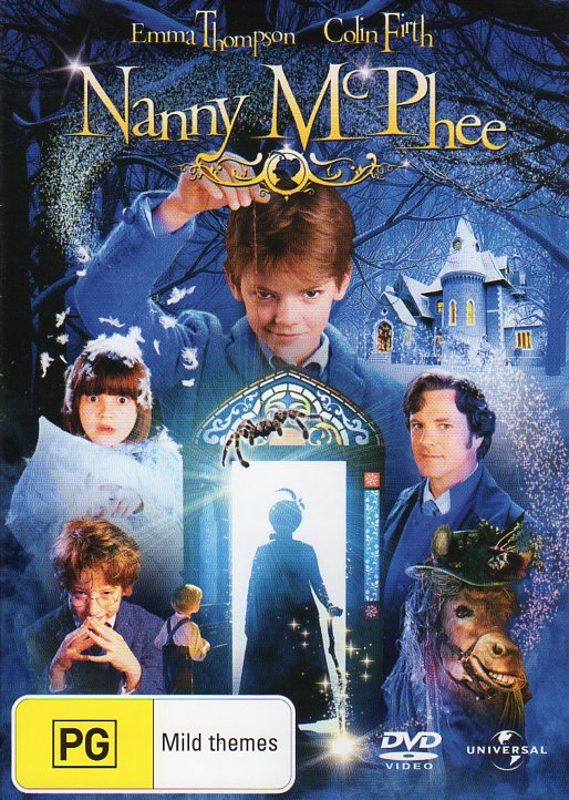 Cat. No. DVDM 1428: NANNY McPHEE ~ EMMA THOMPSON / COLIN FIRTH / ANGELA LANSBURY. UNIVERSAL 8239039.