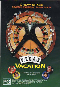 Cat. No. DVDM 1172: NATIONAL LAMPOON'S VEGAS VACATION ~ CHEVY CHASE / BEVERLY D'ANGELO / RANDY QUAID / WAYNE NEWTON / ETHAN EMBRY / WALLACE SHAWN / MARISOL NICHOLS. WARNER BROS. 14906P.