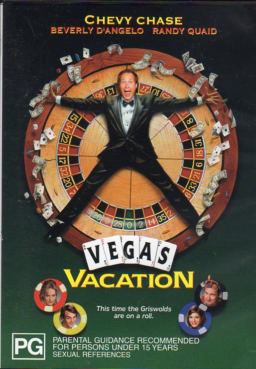 Cat. No. DVDM 1172: NATIONAL LAMPOON'S VEGAS VACATION ~ CHEVY CHASE / BEVERLY D'ANGELO / RANDY QUAID / WAYNE NEWTON / ETHAN EMBRY / WALLACE SHAWN / MARISOL NICHOLS. WARNER BROS. 14906P.