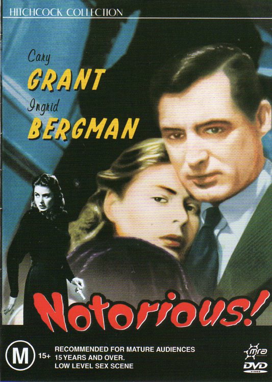 Cat. No. DVDM 1696: NOTORIOUS! ~ CARY GRANT / INGRID BERGMAN. MRA ENT. MRA D0265.