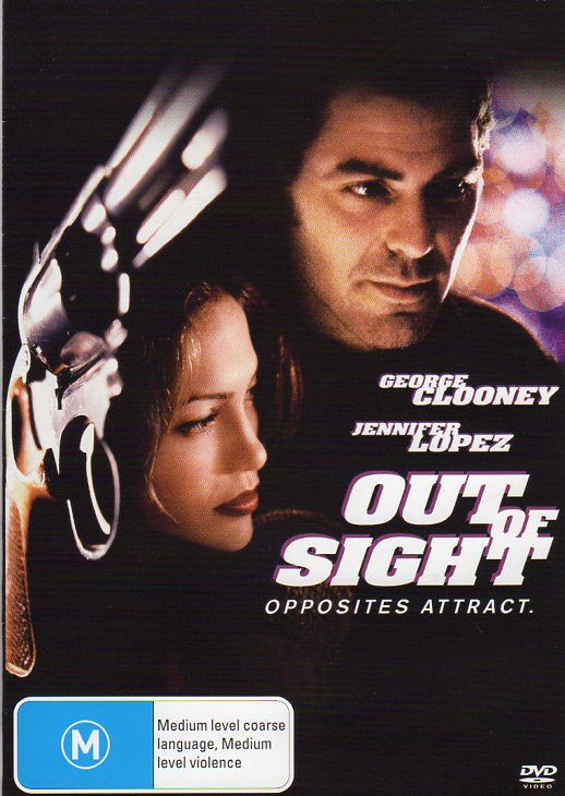 Cat. No. DVDM 1607: OUT OF SIGHT ~ GEORGE CLOONEY / JENNIFER LOPEZ. UNIVERSAL / SHOCK KAL4357.