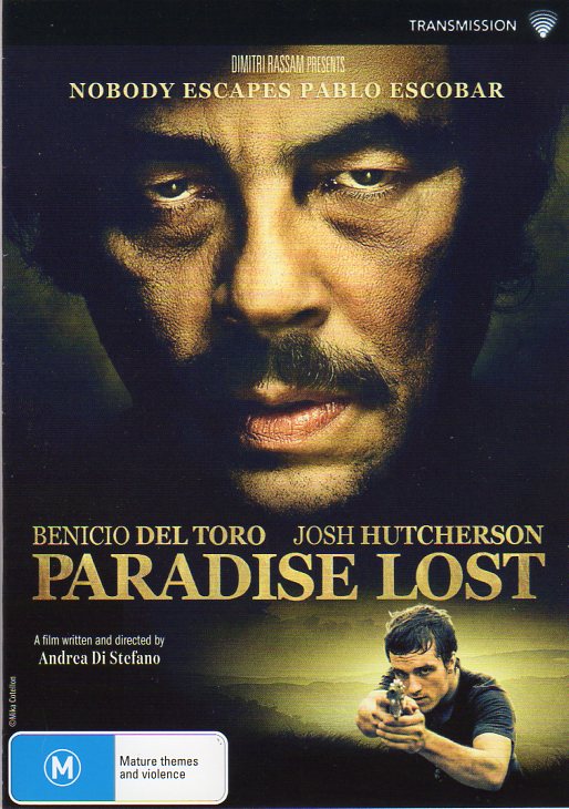 Cat. No. DVDM 1277: PARADISE LOST ~ BENICIO DEL TORO / JOSH HUTCHERSON / CLAUDIA TRAISAC. WARNER BROS / TRANSMISSION DVD9836.