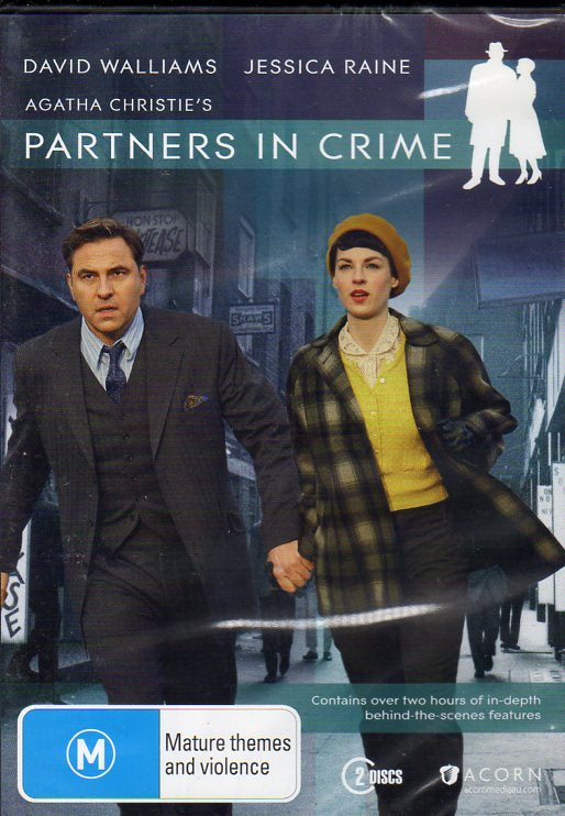 Cat. No. DVDM 1758: PARTNERS IN CRIME ~ DAVID WALLIAMS / JESSICA RAINE. ACORN MEDIA AMA10349.
