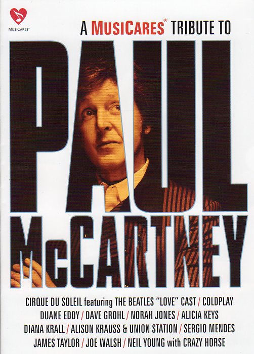 Cat. No. DVD 1403: VARIOUS ARTISTS ~ A MUSICARE TRIBUTE TO PAUL McCARTNEY. EAGLE / SHOCK EAG3699.