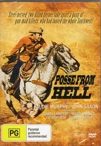 Cat. No. DVDM 1765: POSSE FROM HELL ~ AUDIE MURPHY / JOHN SAXON / ZOHRA LAMPERT / WARD RAMSAY / VIC MORROW. UNIVERSAL / BOUNTY BF36..