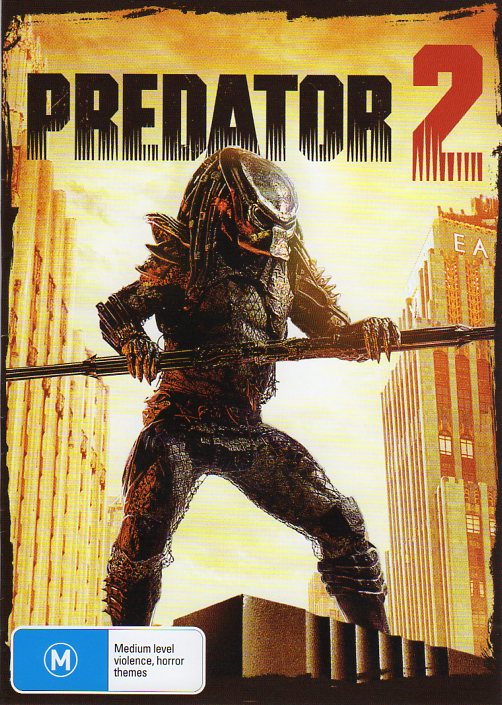 Cat. No. DVDM 1186: PREDATOR 2 ~ DANNY GLOVER / GARY BUSEY / RUBEN BLADES / MARIA CONCHITA ALONSO / BILL PAXTON / ROBERT DAVI. 20TH CENTURY FOX 1853SDG.