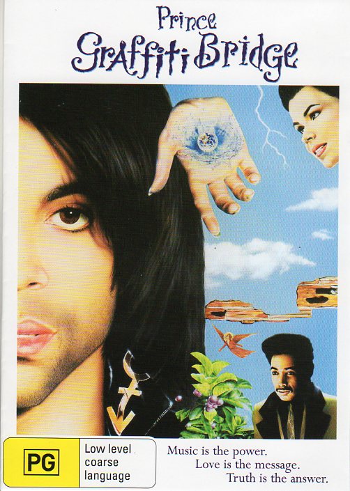 Cat. No. DVD 1390: PRINCE ~ GRAFFITI BRIDGE. WARNER BROS. / ROADSHOW R-117659-9.