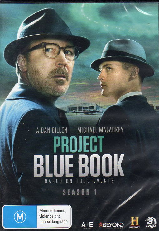 Cat. No. DVDM 1909: PROJECT BLUE BOOK ~ AIDAN GILLEN / MICHAEL MALARKEY. HISTORY CHANNEL / BEYOND BHE8139.
