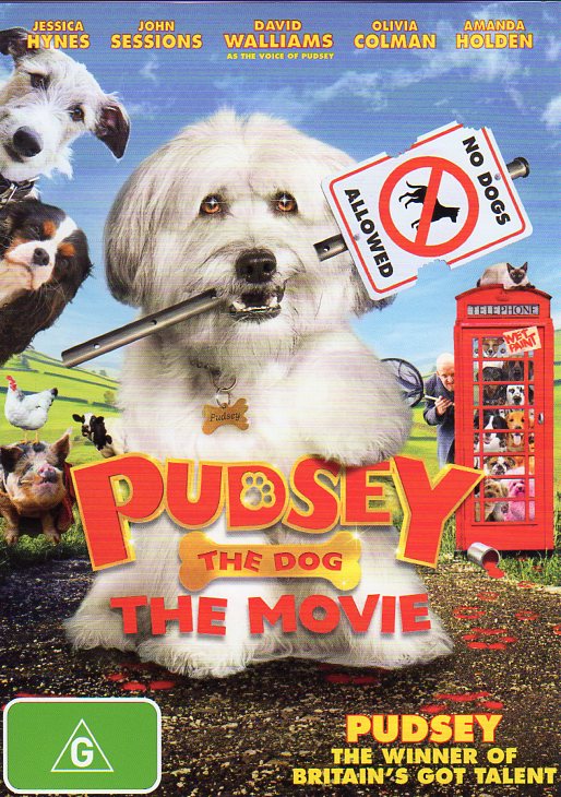 Cat. No. DVDM 1248: PUDSEY THE DOG - THE MOVIE ~ JESSICA HYNES / JOHN SESSIONS / PUDSEY THE DOG. PARAMOUNT / TRANSMISSION DVD9750.