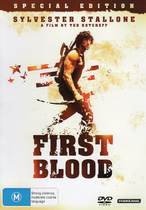 Cat. No. DVDM 1270: RAMBO - FIRST BLOOD ~ SYLVESTER STALLONE / RICHARD CRENNA. UNIVERSAL / SONY 8241274A.
