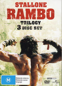 Cat. No. DVDM 1033: RAMBO TRILOGY ~ SYLVESTER STALLONE / RICHARD CRENNA. UNIVERSAL 8258650