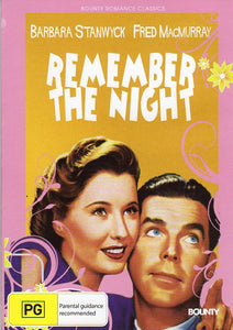 Cat. No. DVDM 1372: REMEMBER THE NIGHT ~ FRED MacMURRAY / BARBARA STANWYCK. UNIVERSAL / BOUNTY BF162