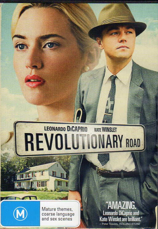 Cat. No. DVDM 1143: REVOLUTIONARY ROAD ~ LEONARDO DICAPRIO / KATE WINSLET / MICHAEL SHANNON / KATHY BATES / KATHRYN HAHN / DAVID HARBOUR. PARAMOUNT PAR3200.