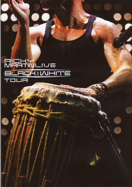 Cat. No. DVD 1436: RICKY MARTIN ~ RICKY MARTIN LIVE - BLACK AND WHITE TOUR. NORTE / SONY MUSIC 88697140459.