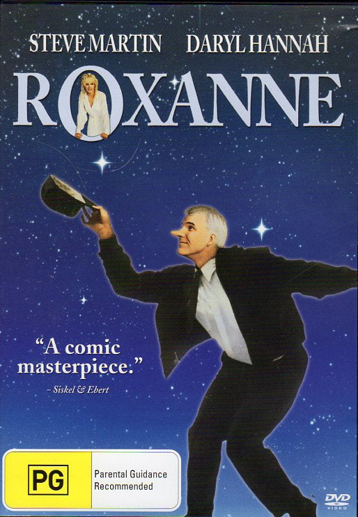 Cat. No. DVDM 1883: ROXANNE ~ STEVE MARTIN / DARYL HANNAH. COLUMBIA / SHOCK KAL4502.