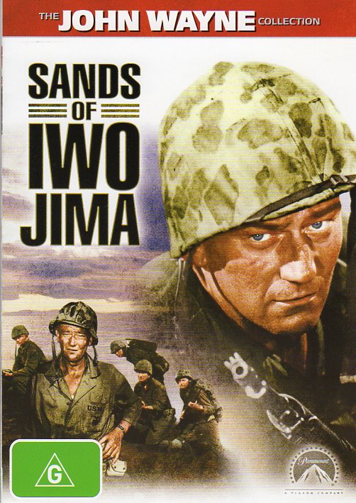 Cat. No. DVDM 1002: SANDS OF IWO JIMA ~ JOHN WAYNE / JOHN AGAR. PARAMOUNT PAR2063.
