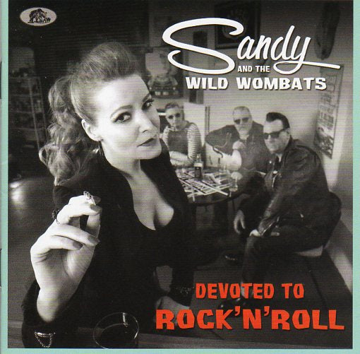 Cat. No. BCD 17557: SANDY AND THE WILD WOMBATS ~ DEVOTED TO ROCK'N'ROLL. BEAR FAMILY BCD 17557. (IMPORT).