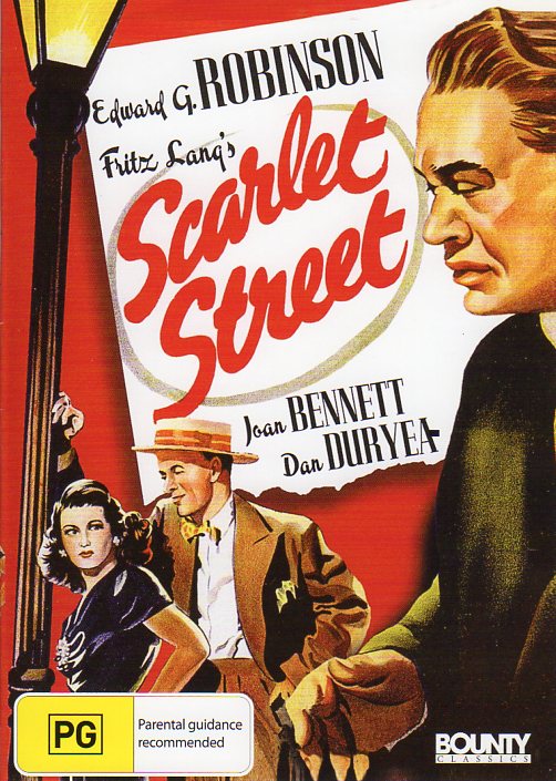 Cat. No. DVDM 1489: SCARLET STREET ~ EDWARD G. ROBINSON / JOAN BENNETT / DAN DURYEA. BOUNTY BF274