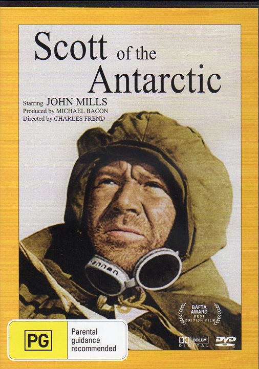 Cat. No. DVDM 1778: SCOTT OF THE ANTARCTIC ~ JOHN MILLS / DEREK BOND / HAROLD WARRENDER / JAMES ROBERTSON JUSTICE. BOUNTY BF94.